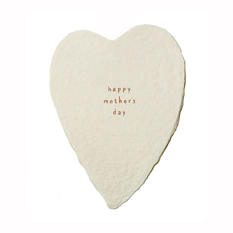 Happy Mother's Day Greeted Heart Card