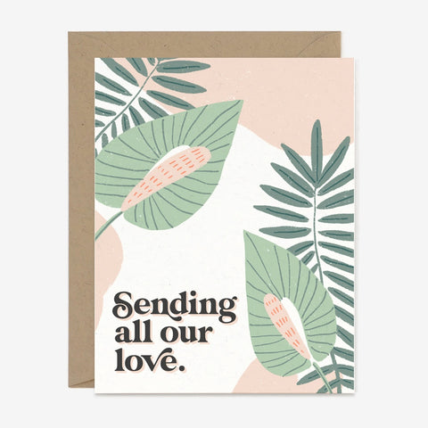 Sending All Our Love Card PPC