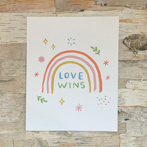 Love Wins Print 8x10