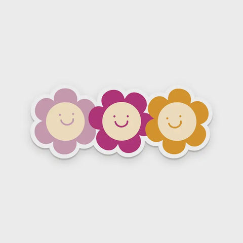 Smiling Flowers Sticker