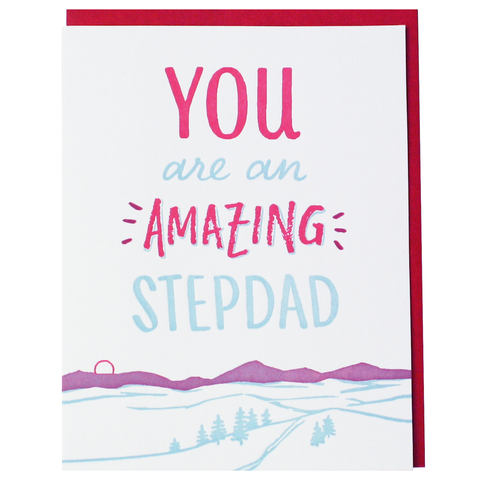 Mountain Stepdad Father's Day Card