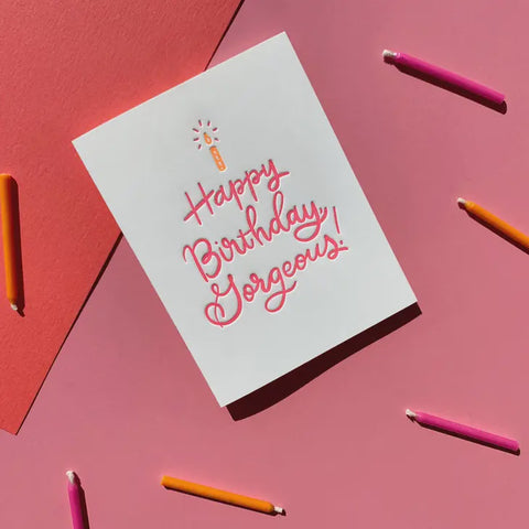 Happy Birthday, Gorgeous Card Ink Meets