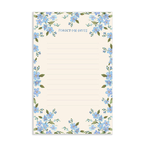 Forget-Me-Nots Watercolor Notepad