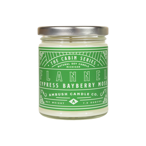 Flannel Cabin Series 7oz Soy Candle