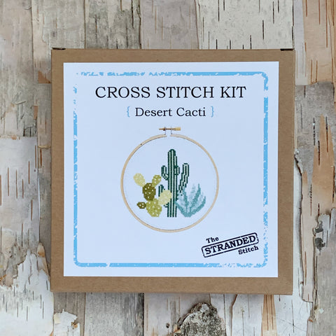Desert Cacti Embroidery Kit