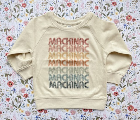 Mackinac Retro Repeat Earth Tones Pullover Toddler