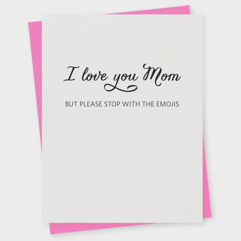 Emoji Mom Mother's Day Card