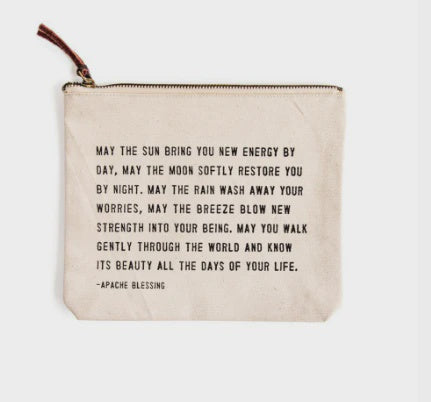 Apache Blessing Canvas Pouch