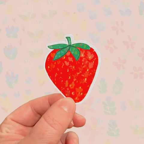 Strawberry Sticker Lauren