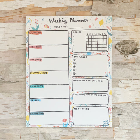 Weekly Planner Notepad