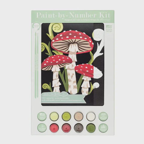 Fly Agaric Mushrooms Paint By Number Kit