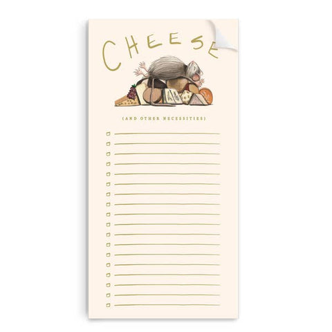 Cheese and Other Necessities Notepad