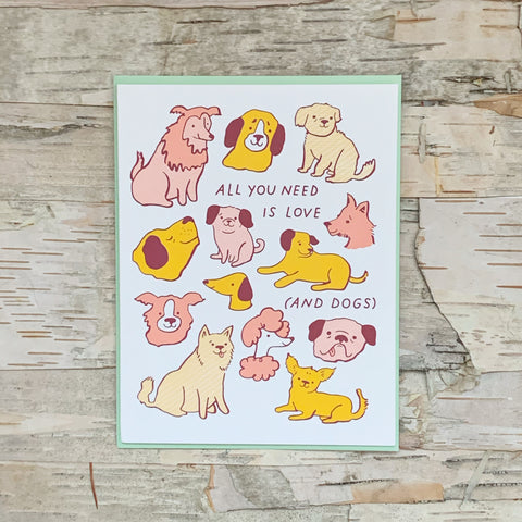 All You Need Is Love and Dogs Card