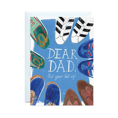 Dear Dad, Put Your Feet Up Card
