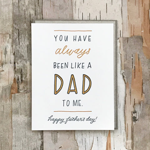 Like A Dad To Me Card
