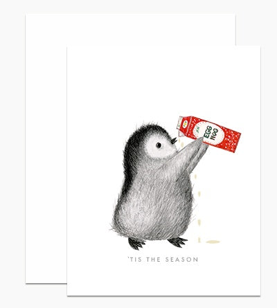 Tis The Season Penguin Card