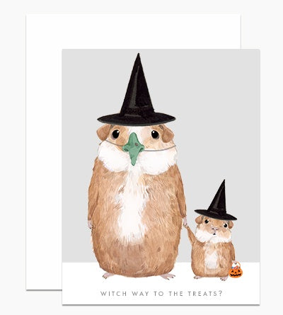 Witch Way To The Treats Card