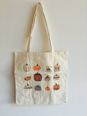 Pumpkin Types Tote Bag