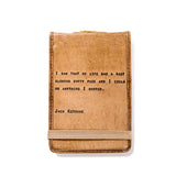 Quote Mini Leather Journal