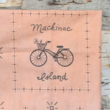 Mackinac Main Street Peach/Pink Bandana