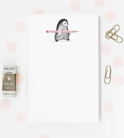 Discontinued Penguin Carrying Pencil Notepad